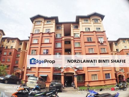 Ground Floor-Unit Apartment atas tanah untuk di jual! Apartment Astana Alam 2,Blok Cinta, Puncak Alam., Selangor, Kuala Selangor