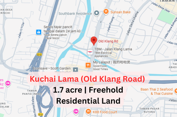 Kuchai Lama (Old Klang Road) 1.7acre Freehold Residential Land