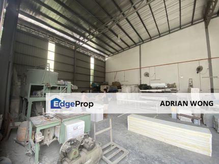 Jenjarom 2-sty Semi-D Factory, Freehold, L/A: 17,297, B/U: 8,000, With CF, Jalan Nuri, Teluk Panglima Garang, Selangor, Jenjarom