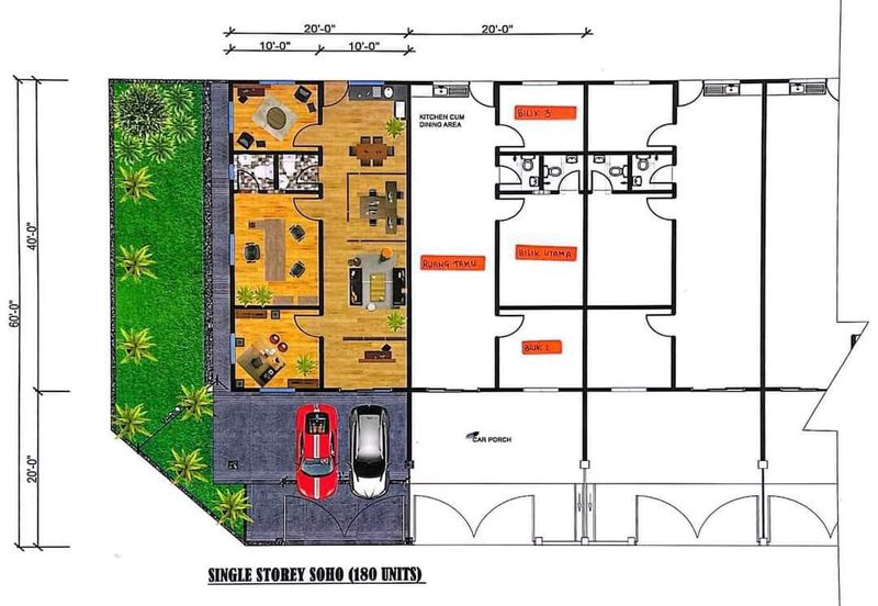 [TRONG, PERAK]NEW SINGLE STOREY SOHO HOUSE