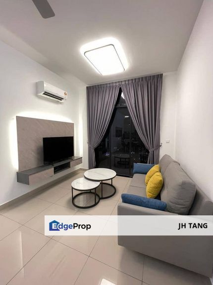 Twin Tower Residence At Bukit Chagar CIQ Johor   2 bedrooms with 2 bathroom 882sqft Fully furnished  High floor , Johor, Johor Bahru