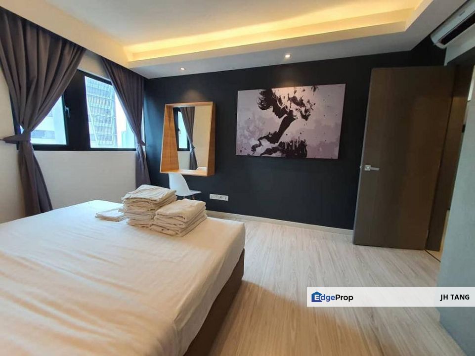 Suasana Suites Johor Bahru JB TOWN CIQ -1 Bedroom 1 Bathrooms  -700 Sqft -Fully Furnished -Mid Floor , Johor, Johor Bahru