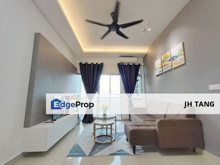  Meridin Bayvue Apartment, Masai Hight Floor Fully Furnished 1 Parking Lot - Bedrooms : 3 Bathrooms : 2, Johor, Masai