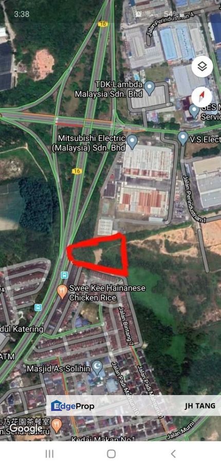Commercial and Industrial Land For Rent ( Near Senai Airport ) Mukim : Senai District : Kulaijaya, Johor, Kulai