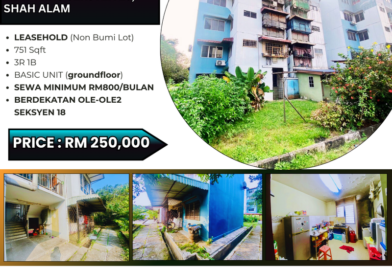 Flat PKNS, Seksyen 18