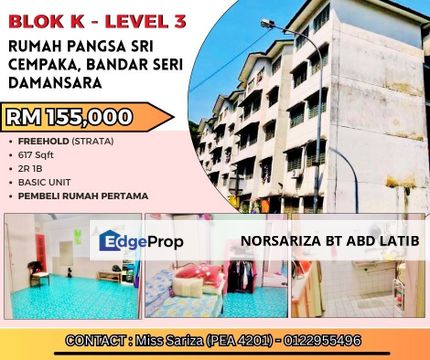 LEVEL 3 Pangsapuri Sri Cempaka, Bandar Sri Damansara, Selangor, Bandar Sri Damansara