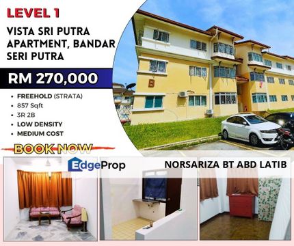 Level 1 Apartment Vista Seri Putra Bandar Seri Putra Bangi, Selangor, Bangi