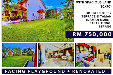 CORNER LOT SPACIOUS LAND 2 Storey Tmn Idaman Murni Salak Tinggi Sepang