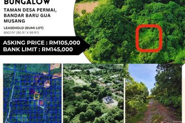 TANAH LOT BUNGALOW Taman Desa Permai Bdr Baru Gua Musang