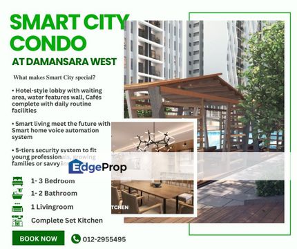 NEW PROJECT SMART CITY CONDOMINIUM at Damansara West, Selangor, Subang Bestari