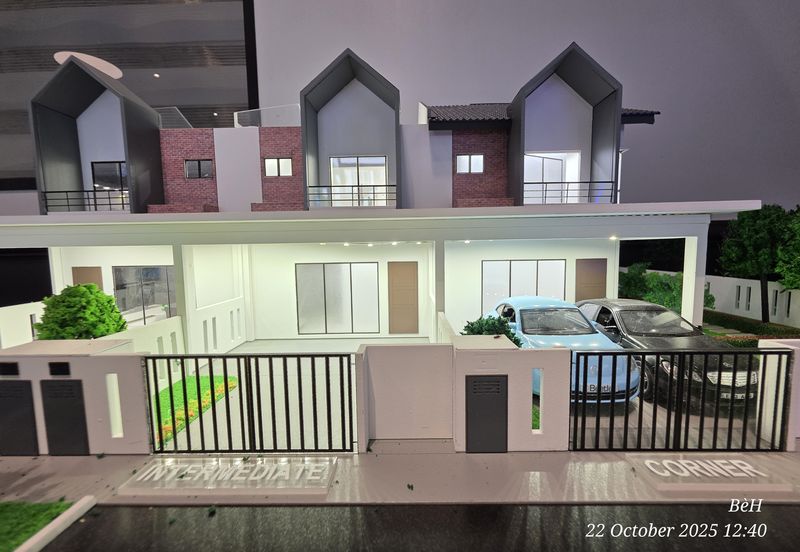 Projek Rumah Baru 2 Tingkat Freehold 1.5Km dari Pekan Sabak Bernam