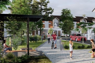 Projek Rumah Baru 2 Tingkat Freehold 1.5Km dari Pekan Sabak Bernam