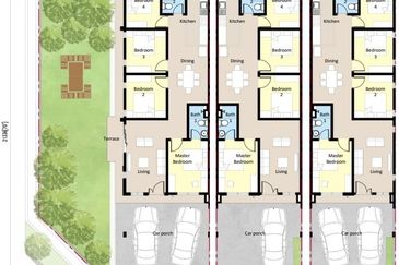 RUMAH BARU SETINGKAT FREEHOLD OPEN TITLE 4 Bilik di Alor Gajah