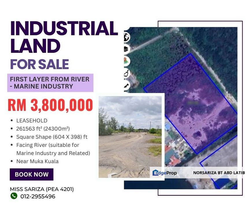 6 EKAR TANAH INDUSTRI Lapisan Pertama Dari Sungai Chukai Kemaman, Terengganu, Kemaman