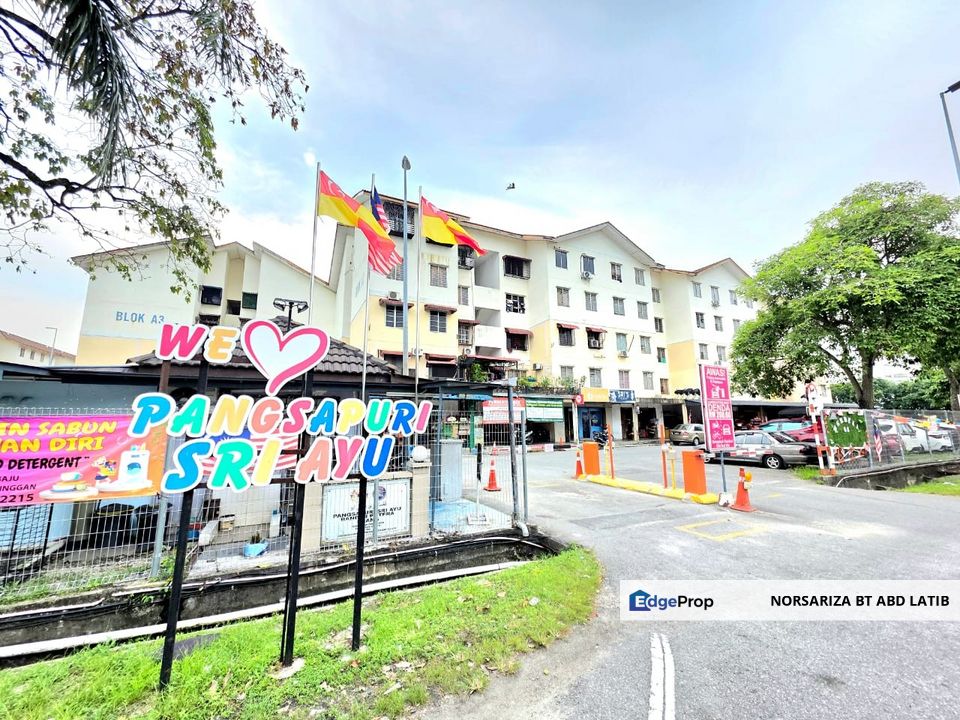 GROUNDFLOOR + RENOVATED Pangsapuri Seri Ayu Klang, Selangor, Klang