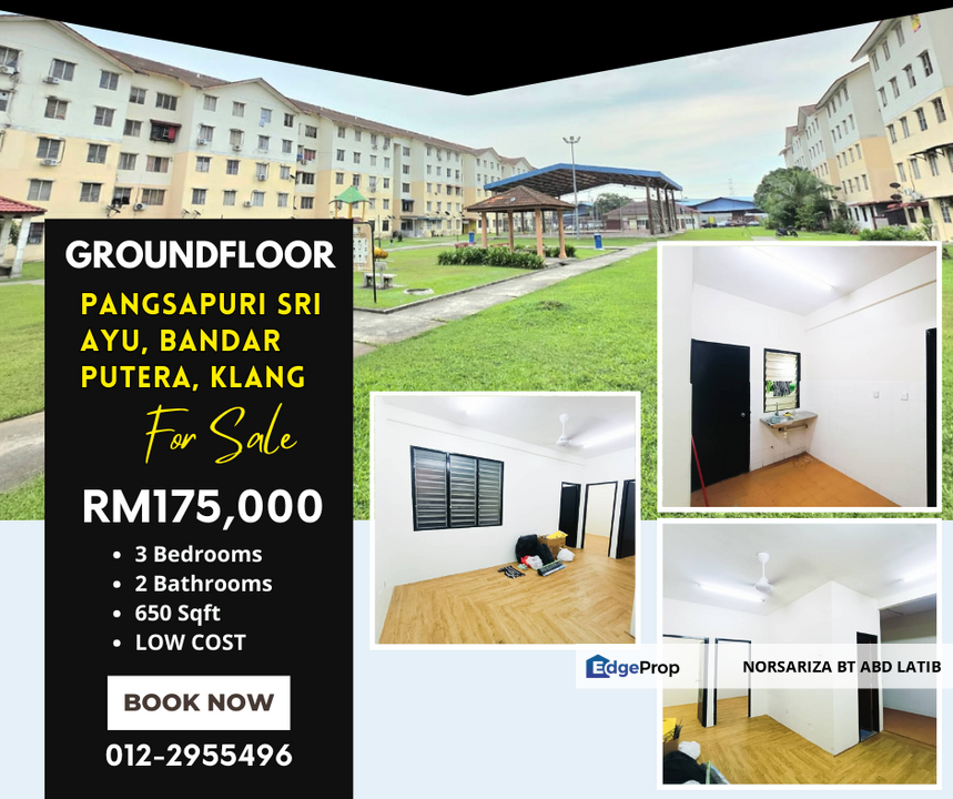 Groundfloor Pangsapuri Sri Ayu Bandar Putera Klang, Selangor, Klang