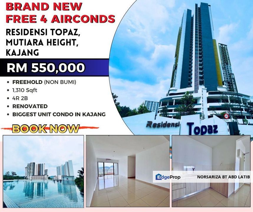 BRAND NEW UNIT Residensi Topaz Mutiara Height, Kajang, Selangor, Kajang