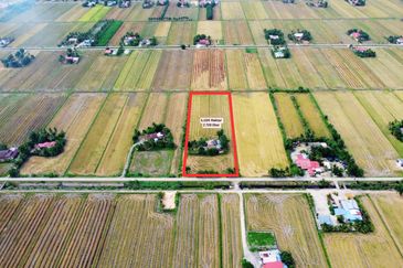 Tanah Sawah Beserta Rumah Geran Individu di Sempadan Tanjong Karang