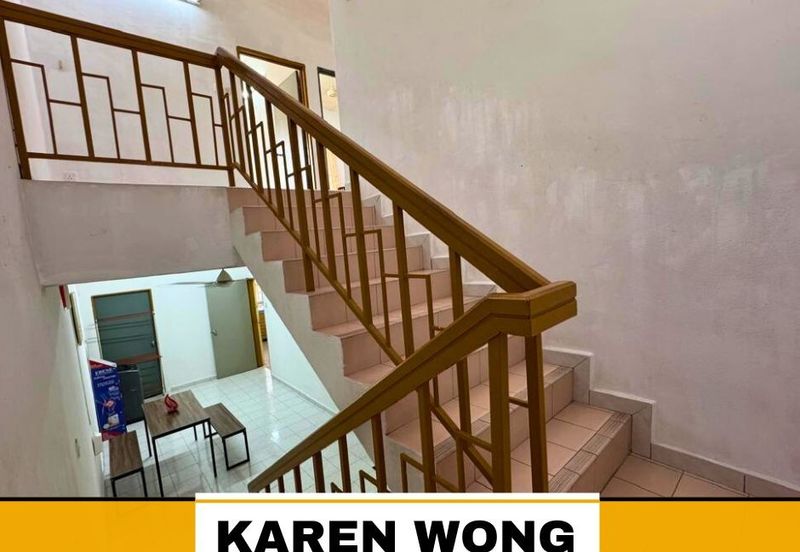 TAMAN KEMPAS PARTLY FURNISHED 2 Storey Terrace House for RENT