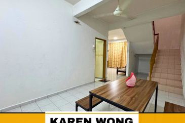 TAMAN KEMPAS PARTLY FURNISHED 2 Storey Terrace House for RENT