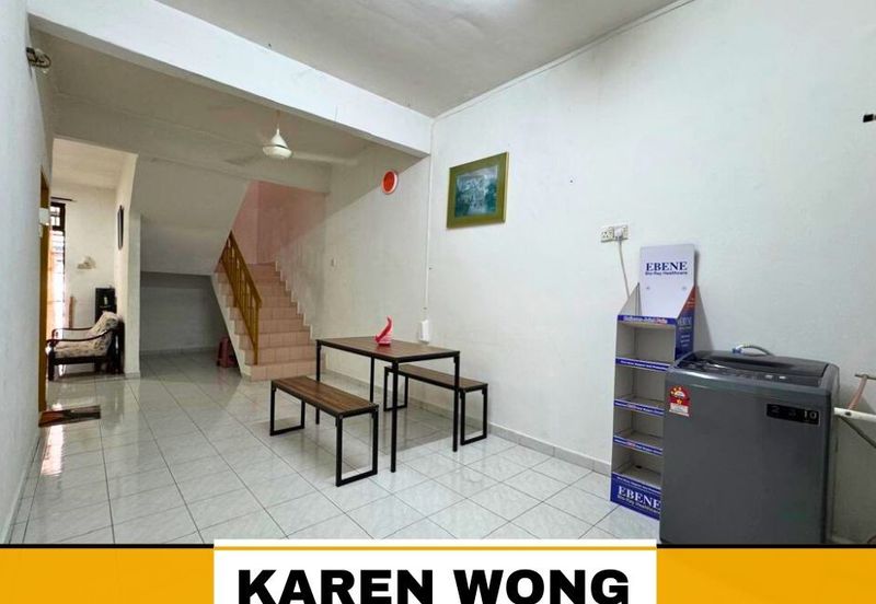 TAMAN KEMPAS PARTLY FURNISHED 2 Storey Terrace House for RENT