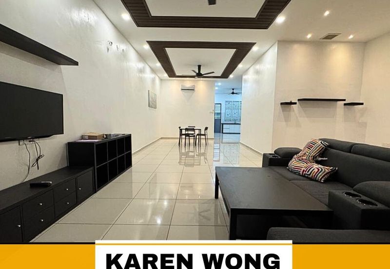 RENOVATED & PARTLY FURNISHED SP SAUJANA 2 Storey Terrace House for RENT