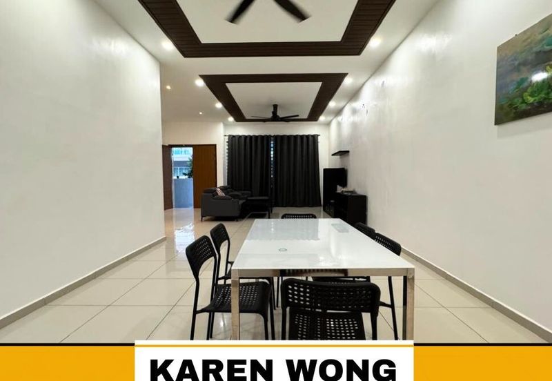 RENOVATED & PARTLY FURNISHED SP SAUJANA 2 Storey Terrace House for RENT