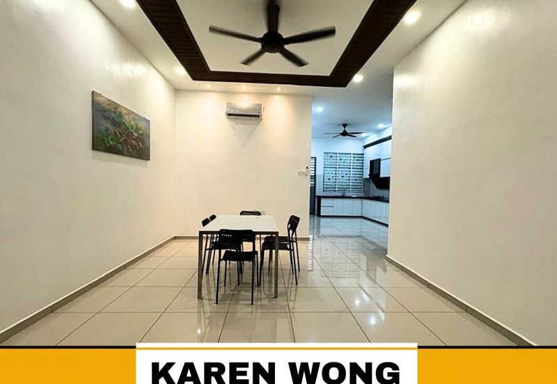 RENOVATED & PARTLY FURNISHED SP SAUJANA 2 Storey Terrace House for RENT