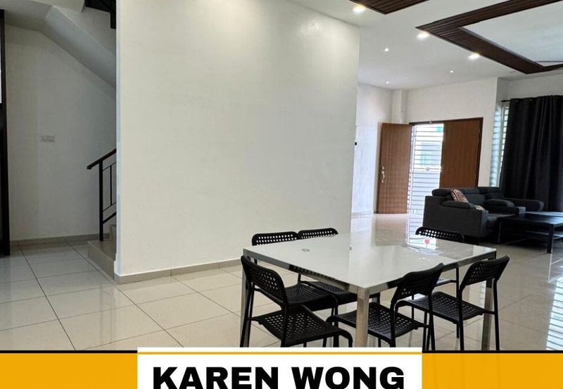 RENOVATED & PARTLY FURNISHED SP SAUJANA 2 Storey Terrace House for RENT