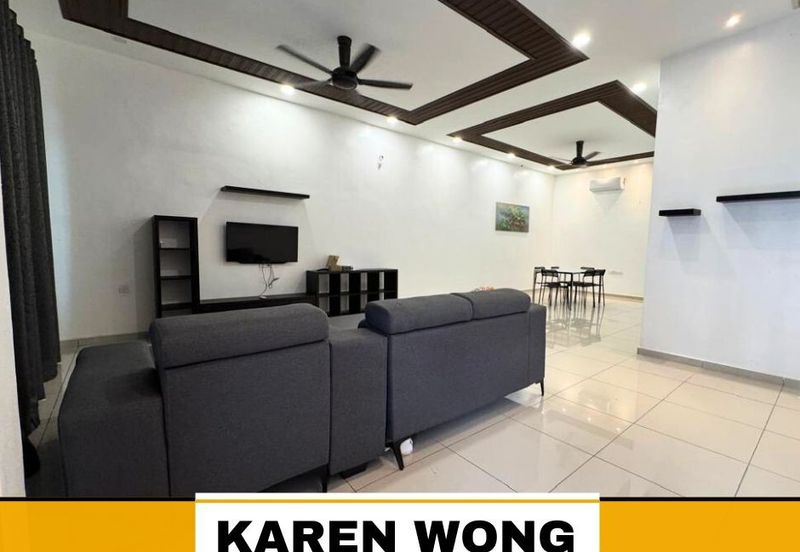 RENOVATED & PARTLY FURNISHED SP SAUJANA 2 Storey Terrace House for RENT