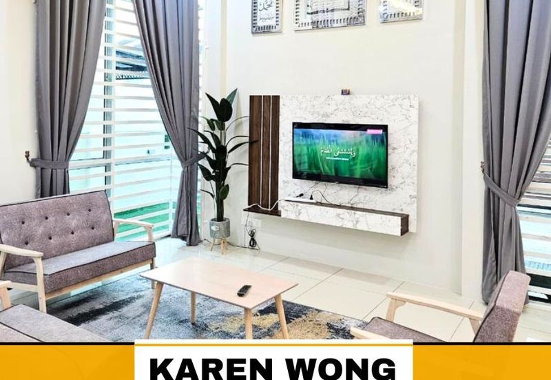 PRIVATE POOL AMBANGAN HEIGHTS FULLY FURNISHED 2 Storey SEMI DETACHED for Sale