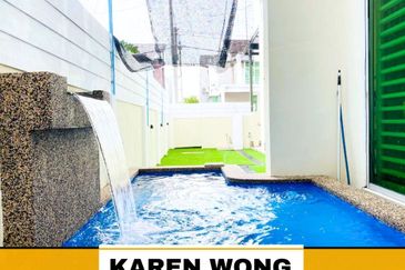 PRIVATE POOL AMBANGAN HEIGHTS FULLY FURNISHED 2 Storey SEMI DETACHED for Sale