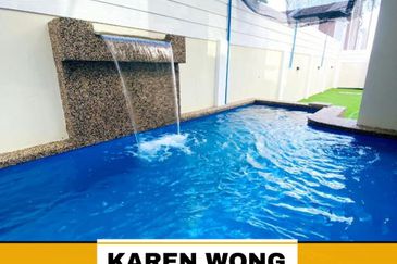 PRIVATE POOL AMBANGAN HEIGHTS FULLY FURNISHED 2 Storey SEMI DETACHED for Sale