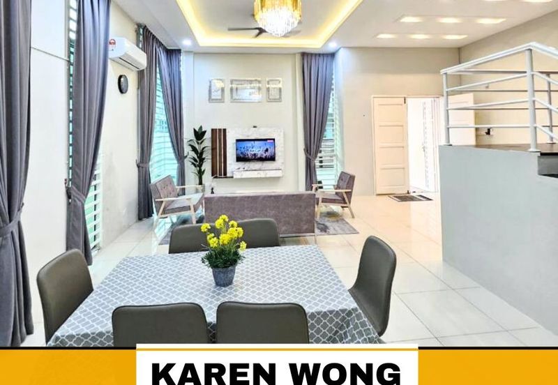 PRIVATE POOL AMBANGAN HEIGHTS FULLY FURNISHED 2 Storey SEMI DETACHED for Sale