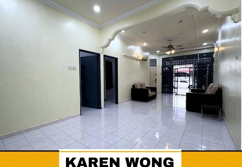 PARTLY FURNISHED TAMAN DESA ENGGANG 1 Storey SEMI DETACHED for RENT