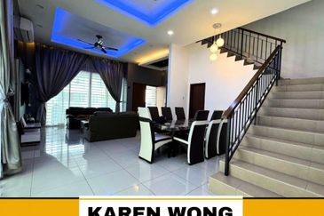 FULLY FURNISHED RENOVATED SP SAUJANA ENDLOT Double Storey Terrace for RENT