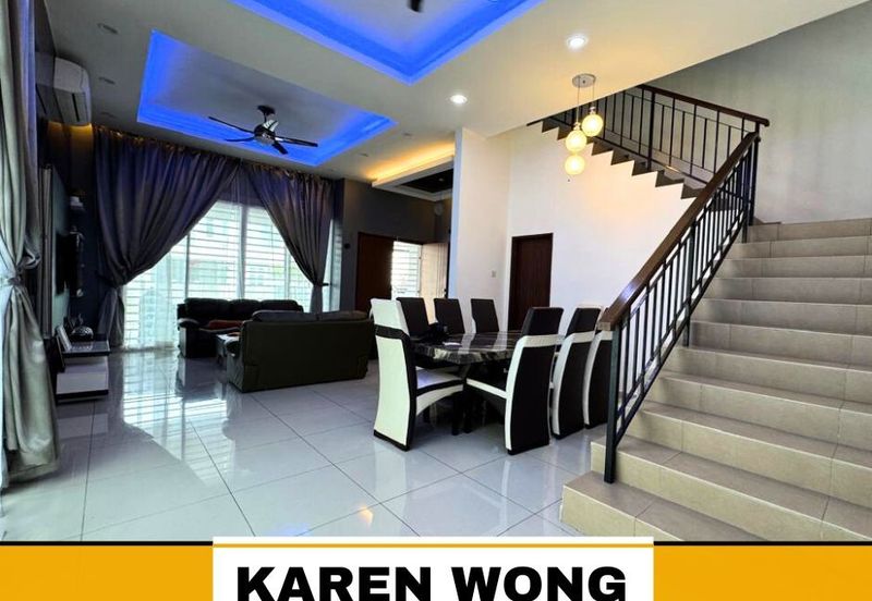 FULLY FURNISHED RENOVATED SP SAUJANA ENDLOT Double Storey Terrace for RENT