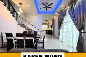 FULLY FURNISHED RENOVATED SP SAUJANA ENDLOT Double Storey Terrace for RENT