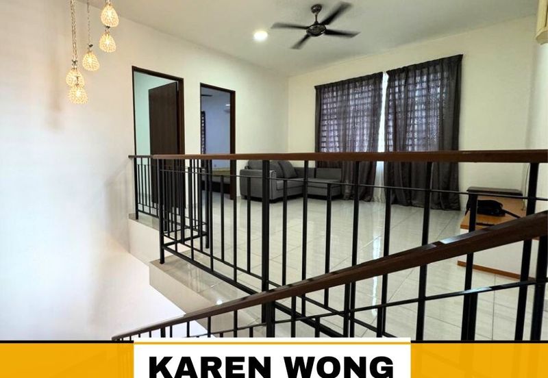 FULLY FURNISHED RENOVATED SP SAUJANA ENDLOT Double Storey Terrace for RENT