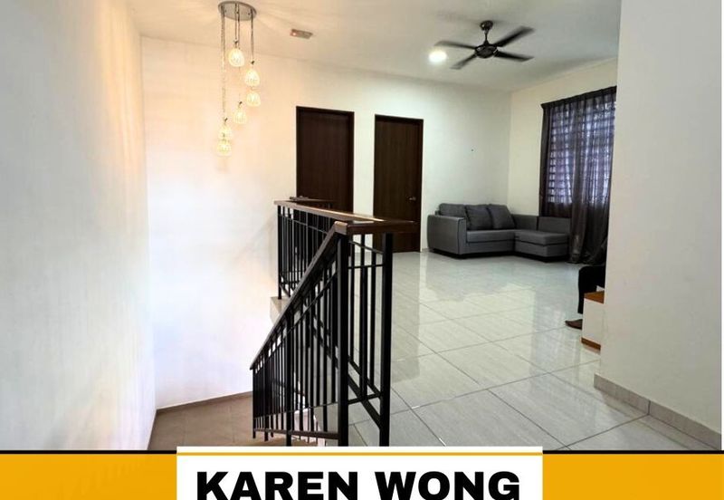 FULLY FURNISHED RENOVATED SP SAUJANA ENDLOT Double Storey Terrace for RENT