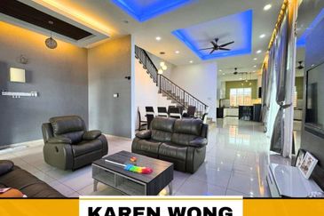 FULLY FURNISHED RENOVATED SP SAUJANA ENDLOT Double Storey Terrace for RENT