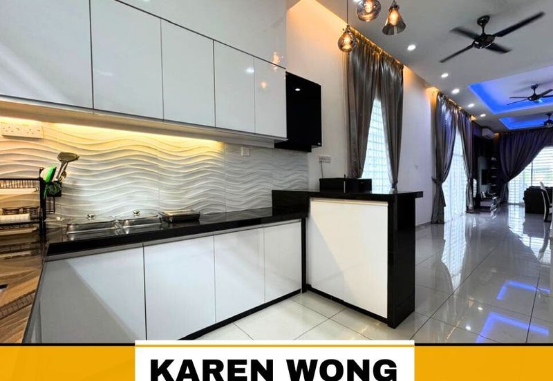 FULLY FURNISHED RENOVATED SP SAUJANA ENDLOT Double Storey Terrace for RENT