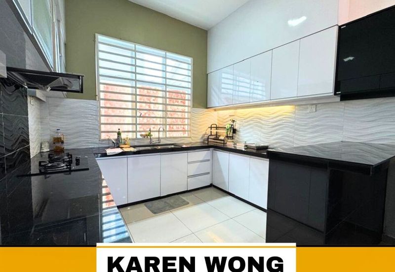 FULLY FURNISHED RENOVATED SP SAUJANA ENDLOT Double Storey Terrace for RENT