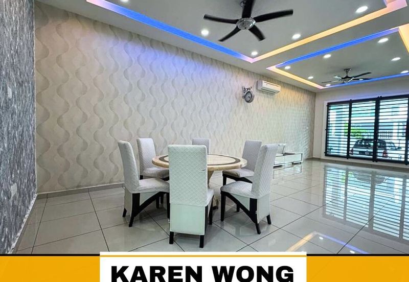 FULLY RENO SP SAUJANA BALCONY READY 2 Storey Terrace for Sale