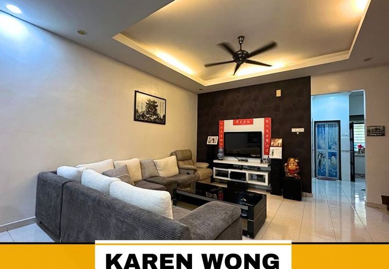 RENO EXTENDED BANDAR LAGUNA MERBOK Partly Furnished 2 Storey Terrace for Sale