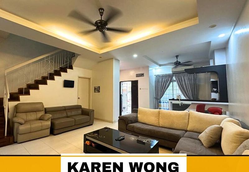 RENO EXTENDED BANDAR LAGUNA MERBOK Partly Furnished 2 Storey Terrace for Sale