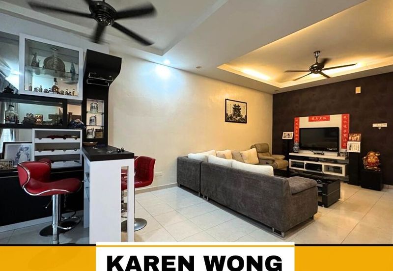 RENO EXTENDED BANDAR LAGUNA MERBOK Partly Furnished 2 Storey Terrace for Sale