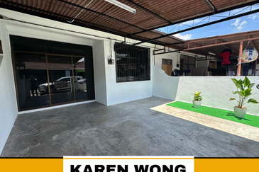 FULLY EXTENDED TAMAN RIA JAYA Single Storey Terrace House for Sale