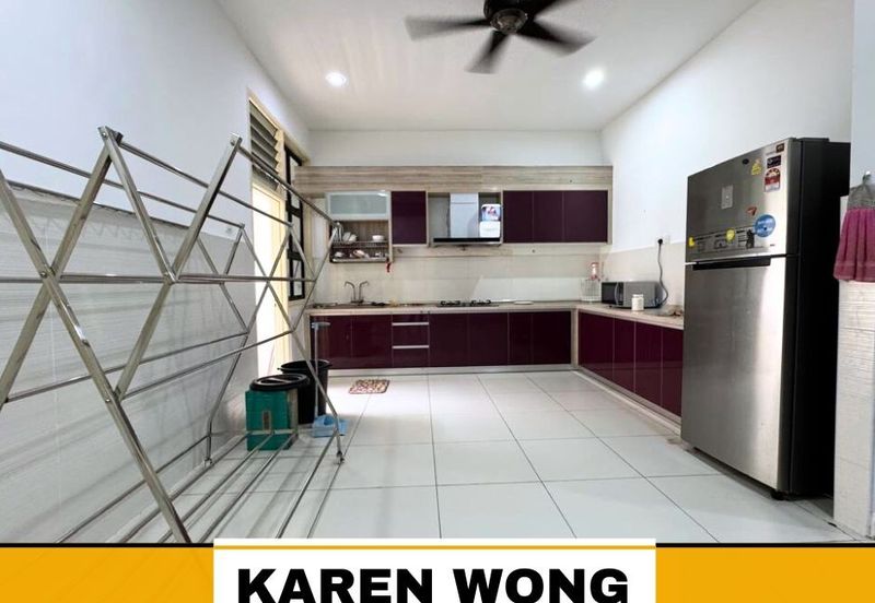 PARTLY FURNISHED AMBANGAN HEIGHTS ZON MELOR 1 Storey SEMI DETACHED for Sale