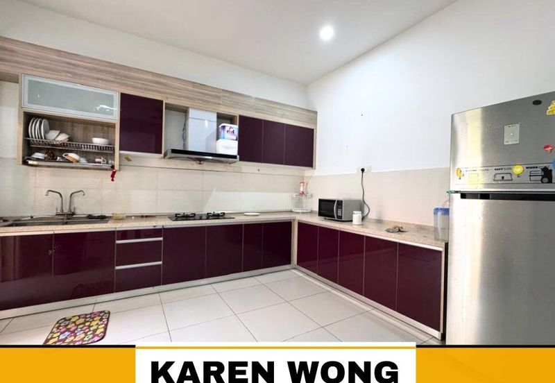 PARTLY FURNISHED AMBANGAN HEIGHTS ZON MELOR 1 Storey SEMI DETACHED for Sale